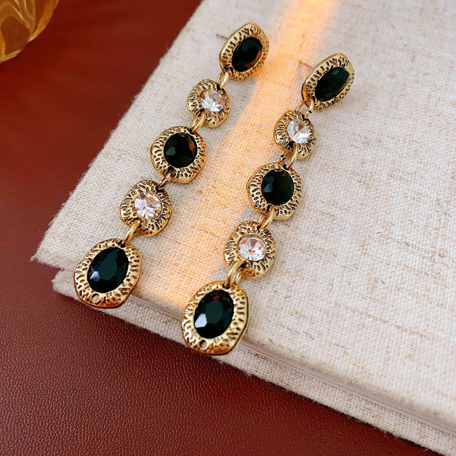 Black Clear Crystal Set