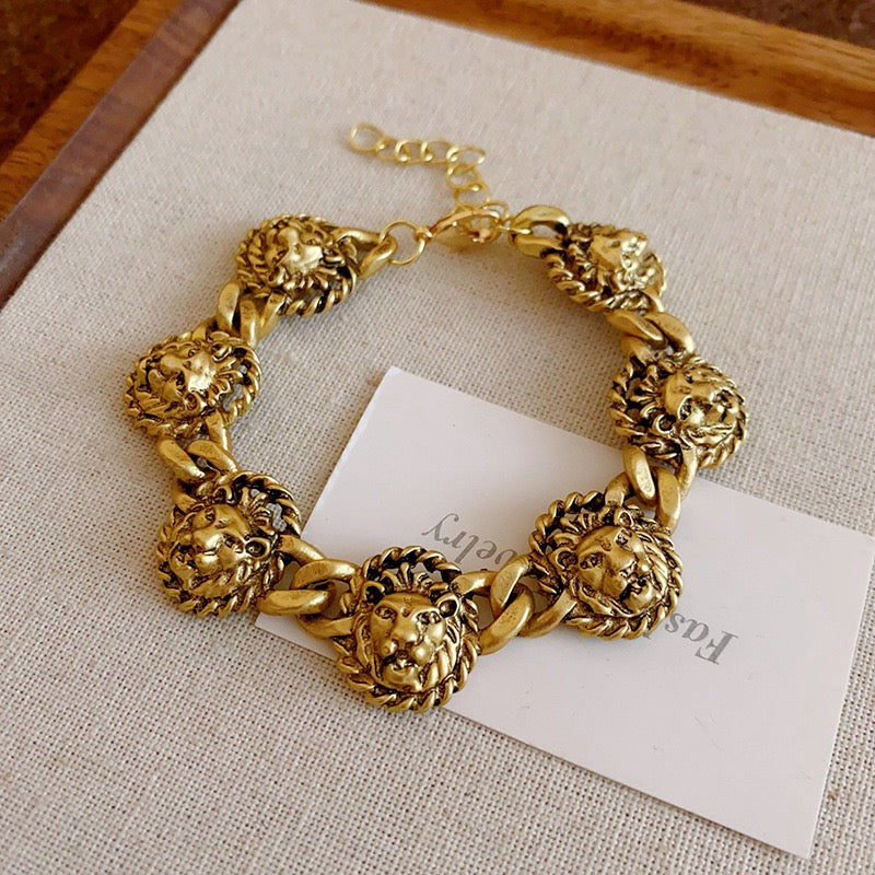 Lion Head Chain Set