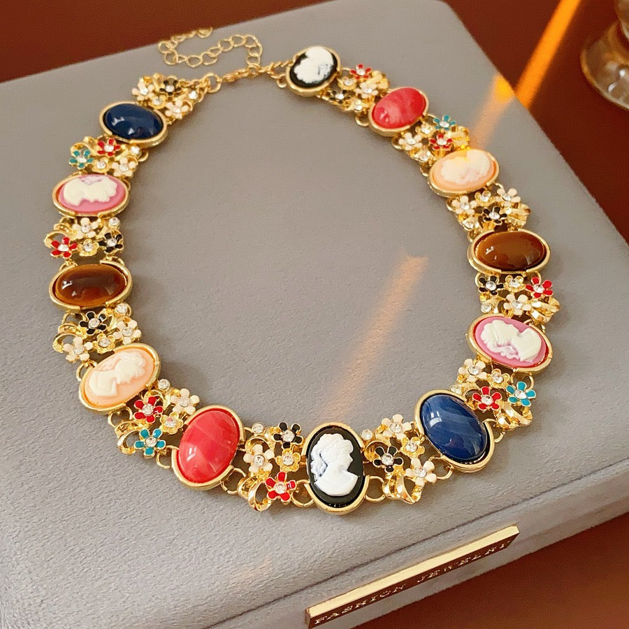 Cameo Gem Jewelry Set