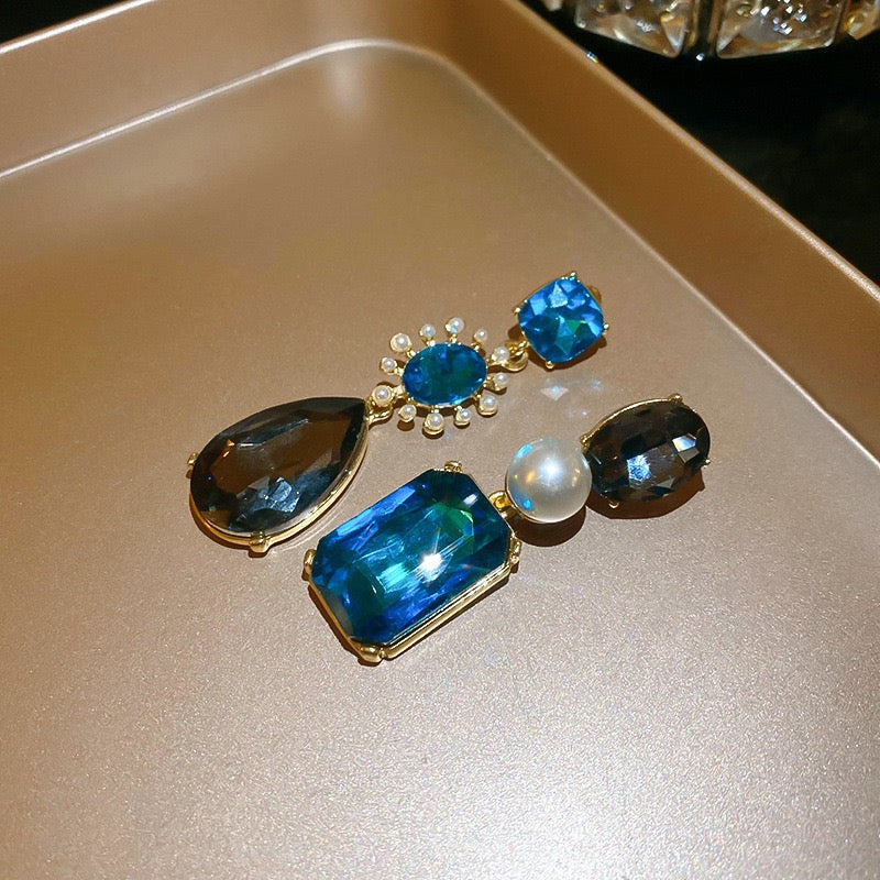Blue Pearl Crystal Set