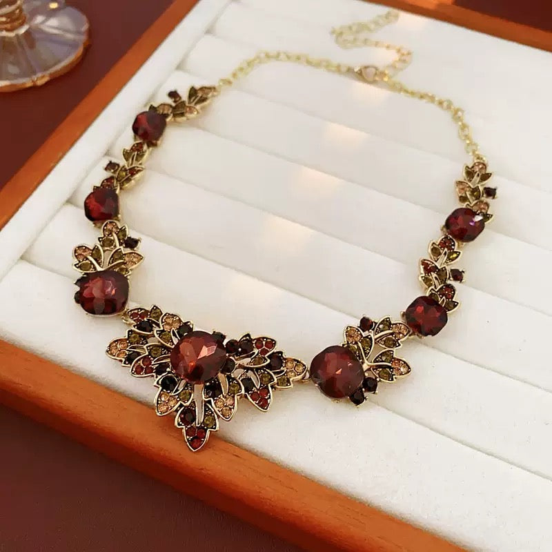 Autumn Crystal Jewelry Set
