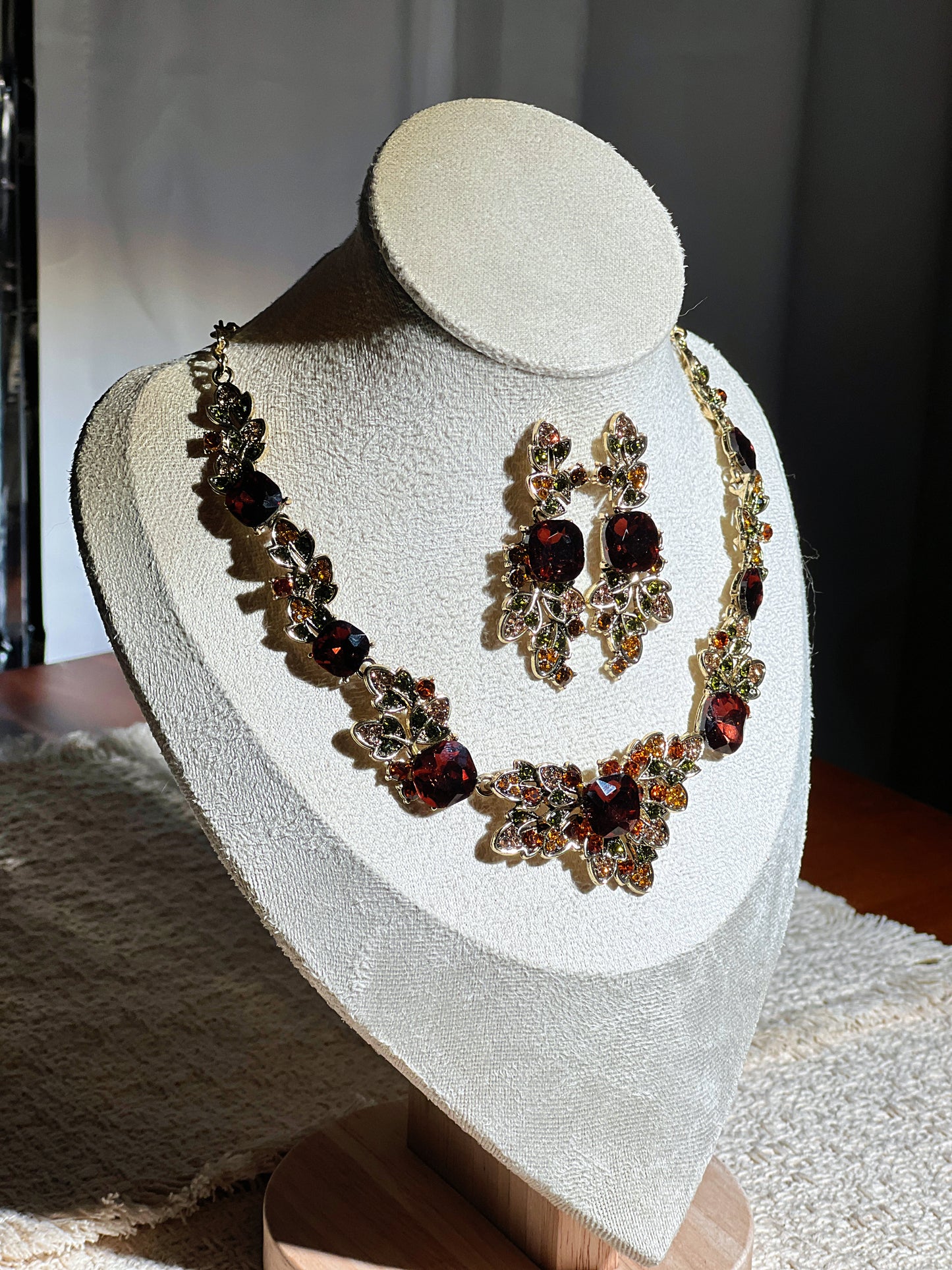 Autumn Crystal Jewelry Set