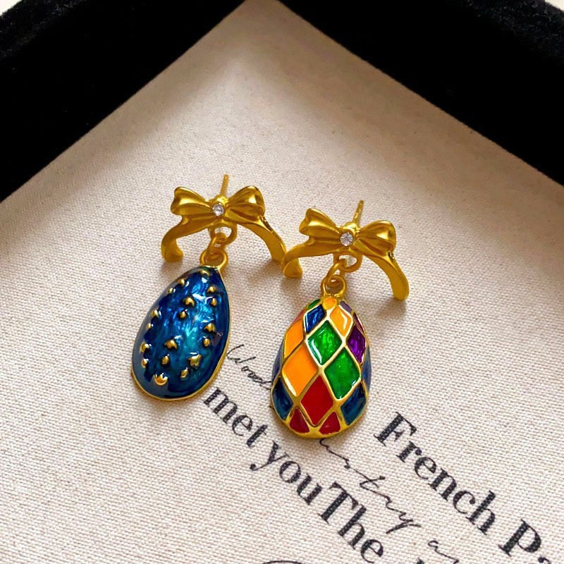 Enamel Egg Bow Set