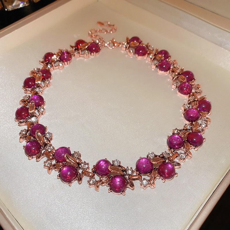 Fuchsia Rose Gold Set