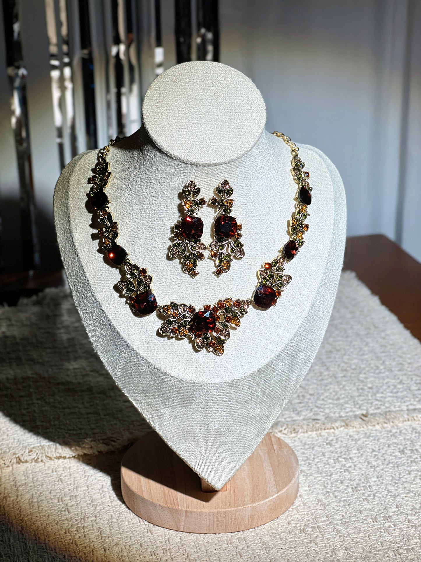 Autumn Crystal Jewelry Set