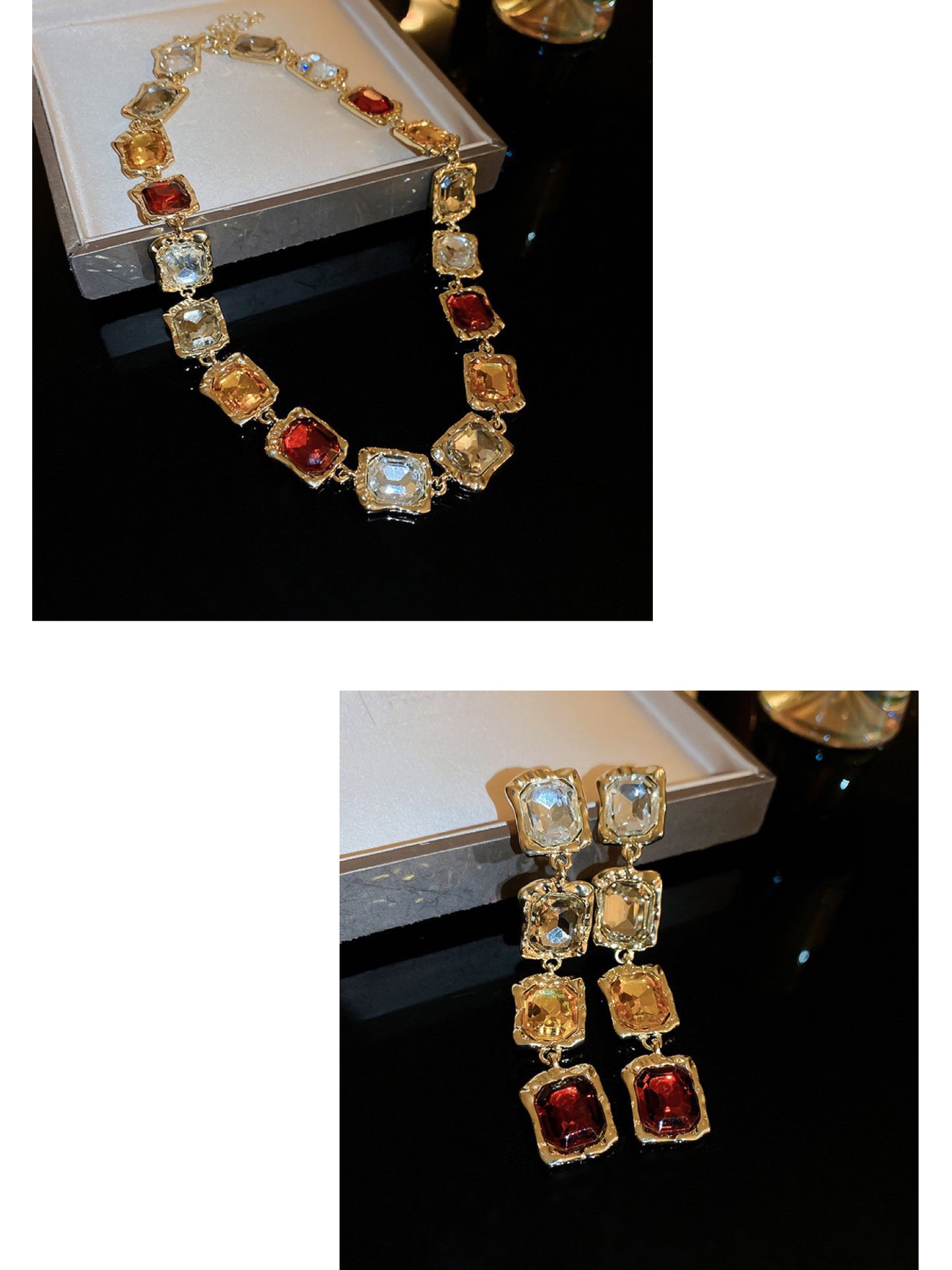 Sunset Gradient Crystal Set