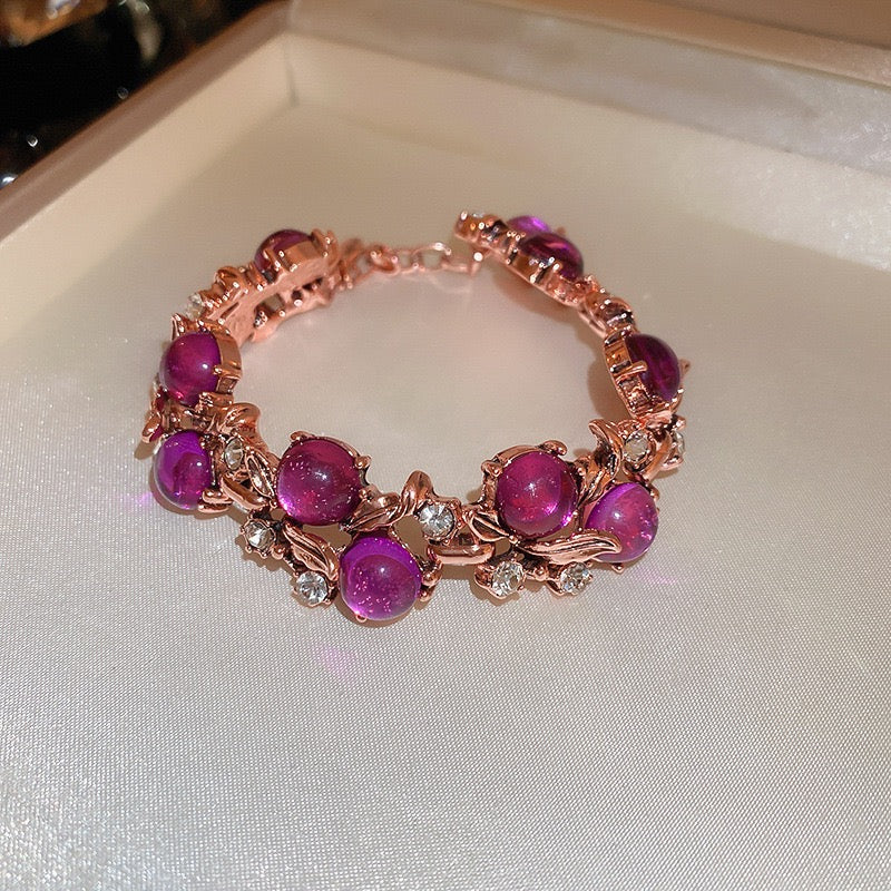 Fuchsia Rose Gold Set
