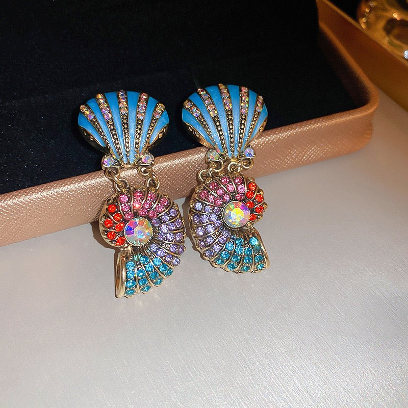 Seashell Pearl Jewelry Set