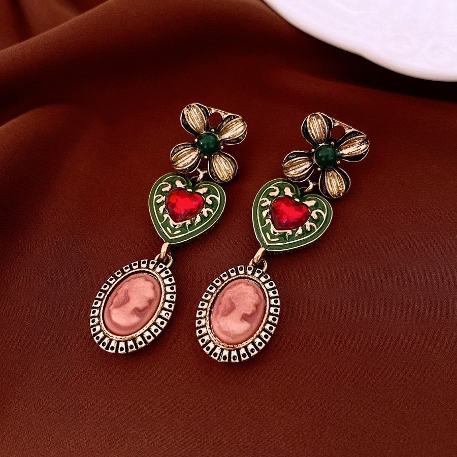 Cameo Gemstone Jewelry Set