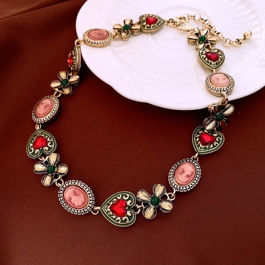 Cameo Gemstone Jewelry Set