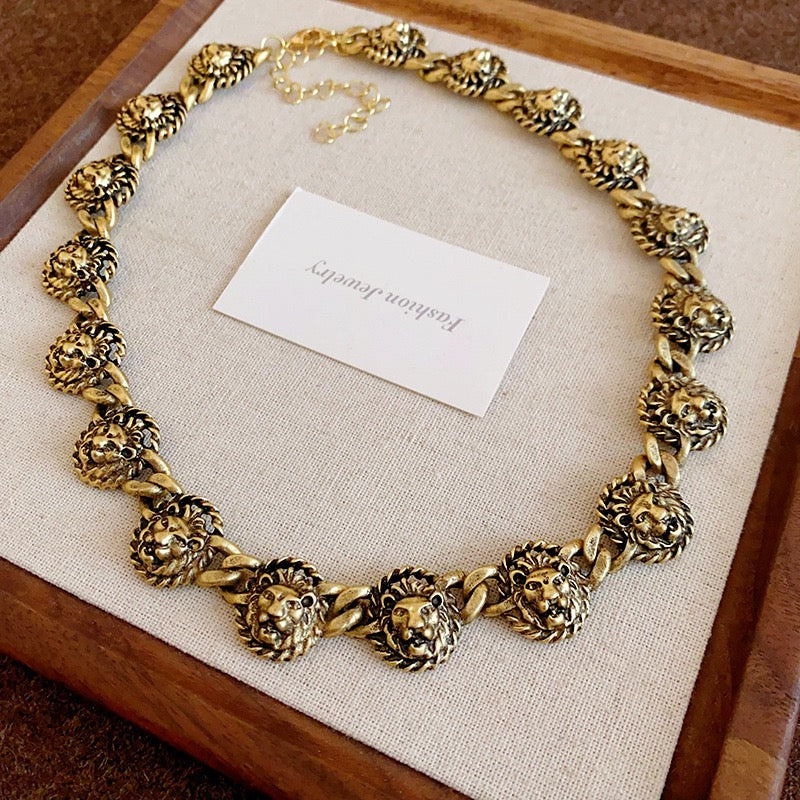 Lion Head Chain Set