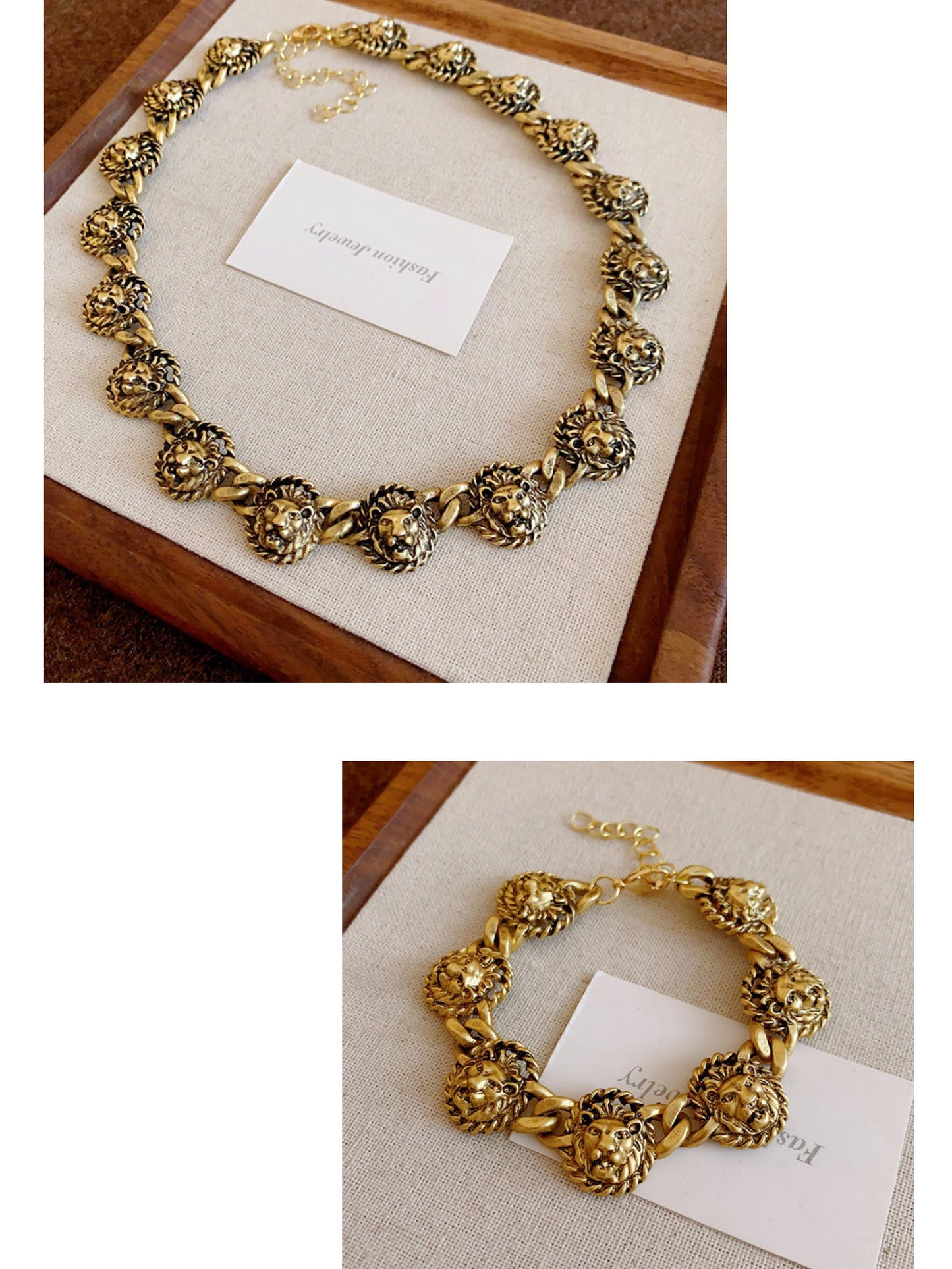 Lion Head Chain Set