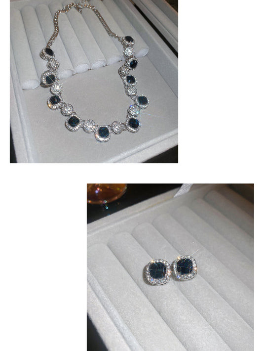 Black Crystal Halo Set