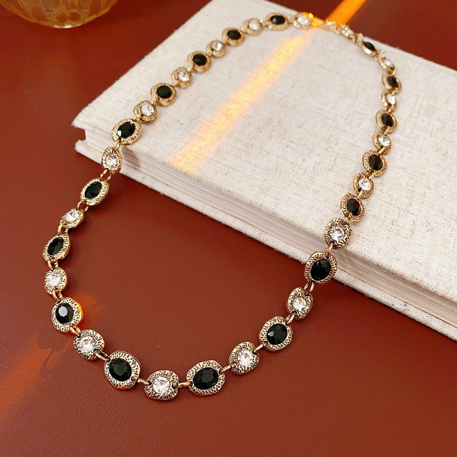 Black Clear Crystal Set
