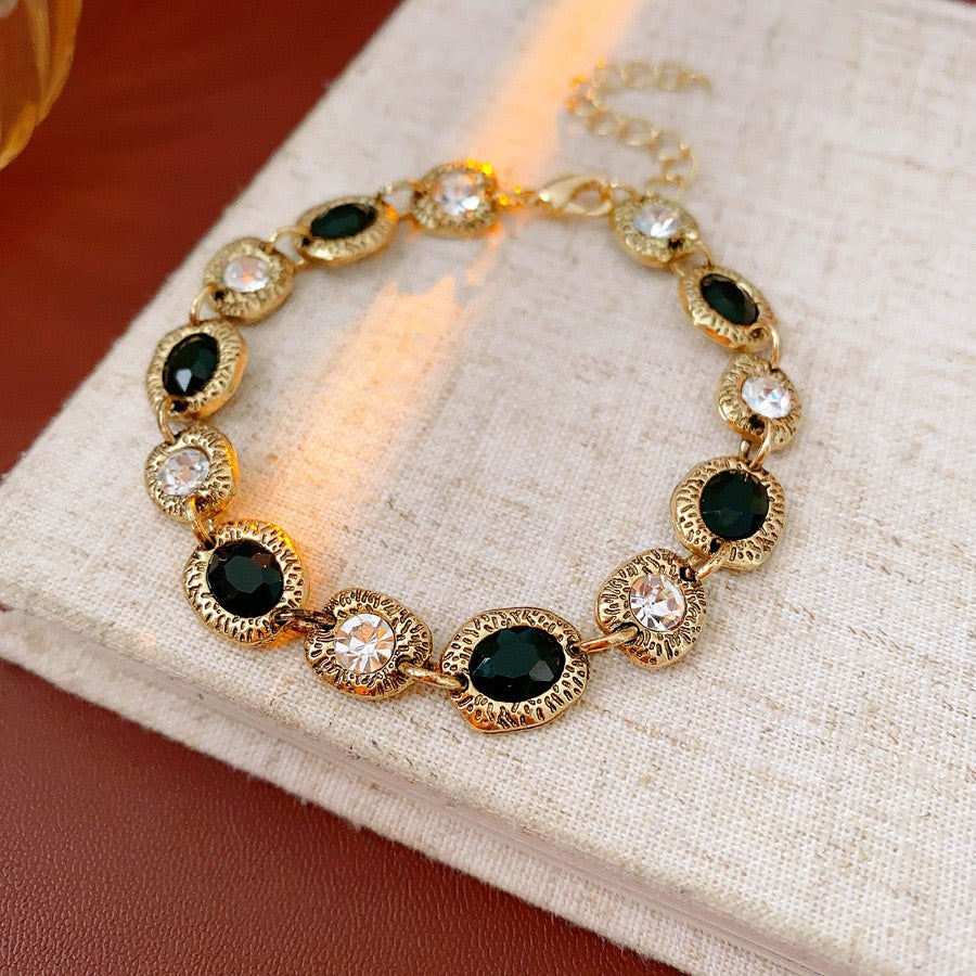 Black Clear Crystal Set